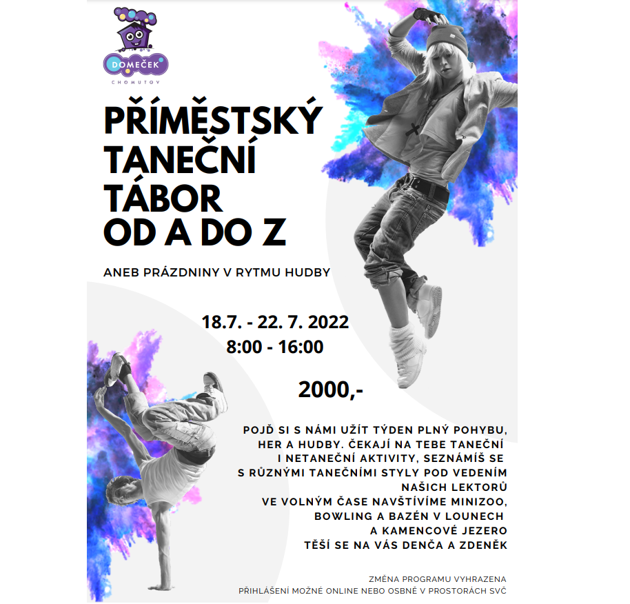 Taneční tábor od A do Z